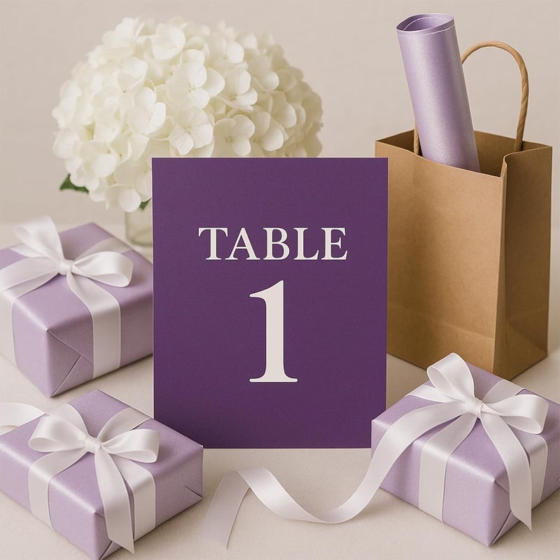Ethanberg 60 Sheets Gift Wrapping Tissue Paper Bulk, Purple Tissue Paper for Gift Bags, Decorative Art Papers for DIY Crafts Wedding Birthday Baby Showers Holiday Party Decor, 20x14 Inches - Image 4